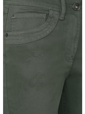 Cecil Slim Fit Jeans für Damen in Oliv