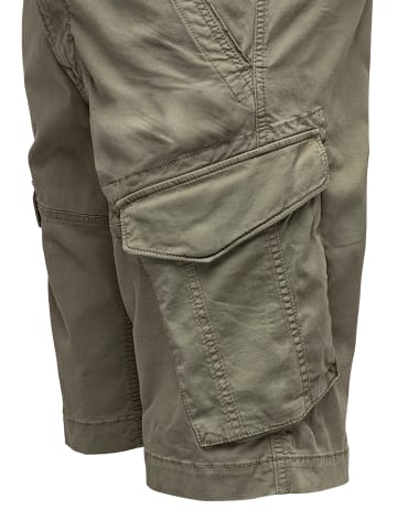 Humy Chino Bermuda Shorts mit Cargo-Taschen A&S in Olive