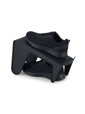 relaxdays 12 x Schuhhalter in Schwarz