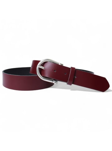 FRONHOFER Ledergürtel in Bordeaux