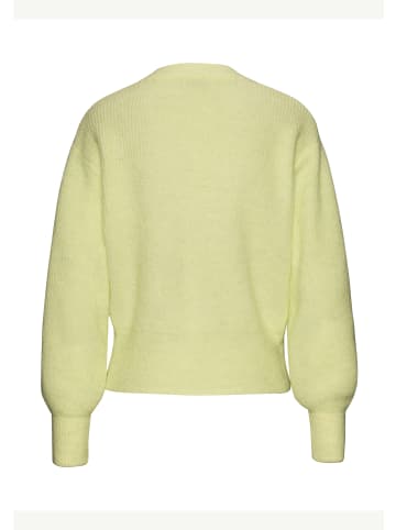 LASCANA Strickpullover in limone meliert