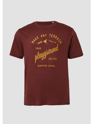 s.Oliver T-Shirt in 39D1_bordeaux