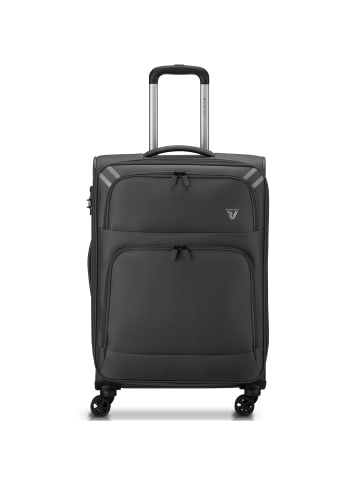 Roncato Twin 4 Rollen Trolley M 65 cm in nero