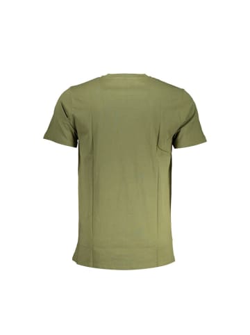 cavalli CLASS Grünes Baumwoll-T-Shirt