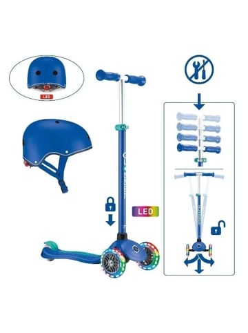 GLOBBER Tretroller / Scooter Primo Plus Lights inkl.