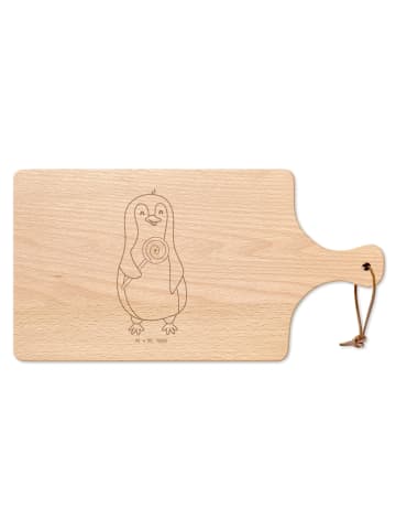 Mr. & Mrs. Panda Käsebrett Pinguin Lolli ohne Spruch in Transparent