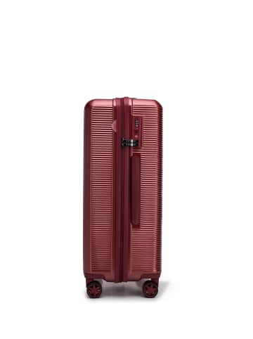 Wittchen MEDIUM-SIZED POLYCARBONATE  SUITCASE in Burgundy