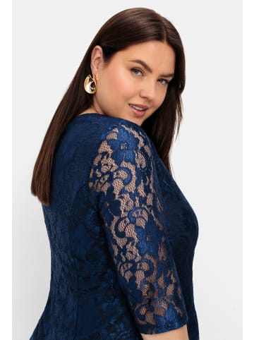 sheego Abendkleid in marine