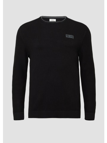 s.Oliver Strickpullover in 9999_schwarz