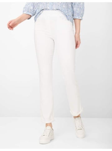 Raphaela by Brax Slim Fit Damenhose mit hoher Taille in Weiß