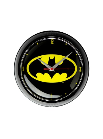 Logoshirt Wanduhr Batman in schwarz