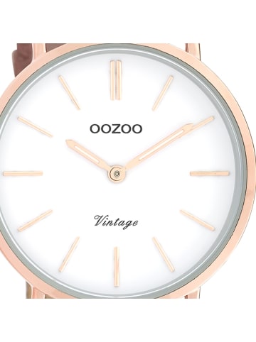 Oozoo Armbanduhr Oozoo Vintage Series rosa mittel (ca. 32mm)