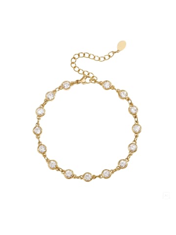 Steel_Art Armband mit Steinen Damen Rosalie goldfarben in goldfarben