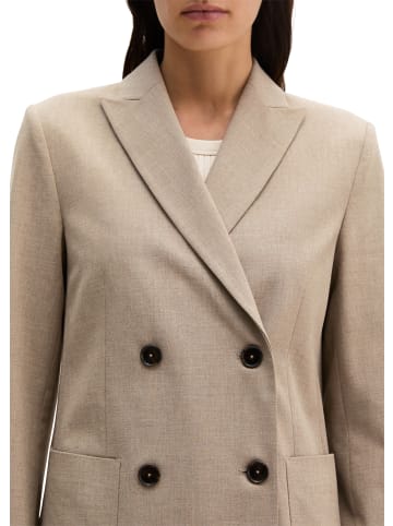 Marc O'Polo Doppelreiher Blazer slim in Chalky Brown Melange