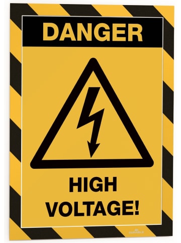 Durable Informationsrahmen Duraframe Security A4 magnethaftend Packung mit 5 ...