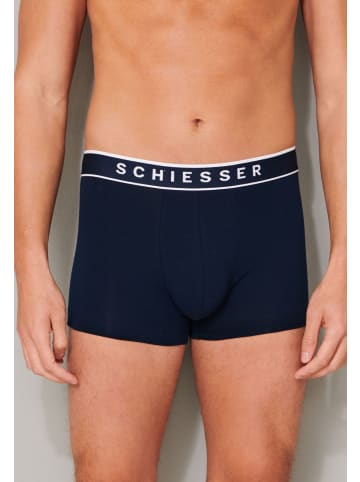 Schiesser Boxershorts 3er Pack in Navy