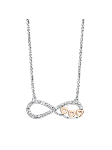 LOTUS silver Anhänger Silber 925 Sterling Silber Herz, Unendlichkeit Halsketten