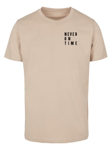 Mister Tee Mister Tee Herren Never On Time Tee in sand