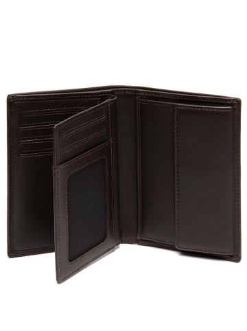 The Chesterfield Brand Hanson Nappa - Geldbörse 5cc 13 cm RFID (schwarz) in braun