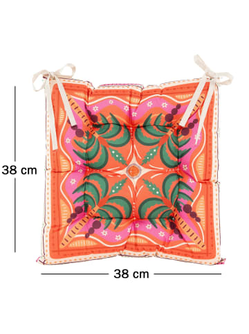 JACK Outdoor Motiv Stuhlkissen 38x38cm Wasserfest in Oasentraum