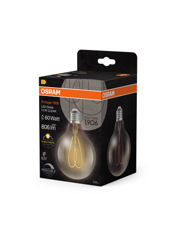 OSRAM Vintage 1906 Globe Ist Eine Warmweiße, Dimmbare LED-Lampe In Klassischer