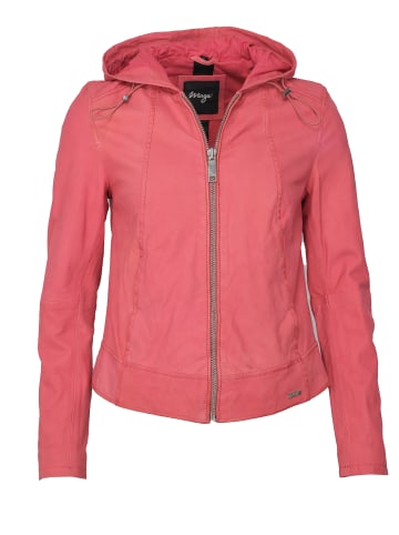 Maze Lederjacke Donie in coral