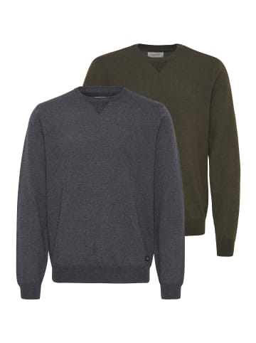 BLEND Rundhalspullover BHPullover 2-Pack in Grün