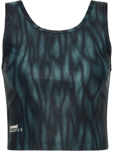 Hummel Sportshirt "Hiit Aop Intensity W Top" in Blau