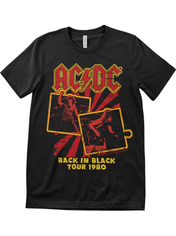 AC/DC T-Shirt "Back In Black Tour 1980 T-Shirt" in Schwarz