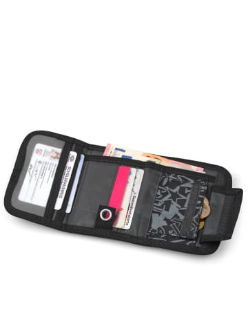 Satch Geldbeutel "Street Ink" in Schwarz