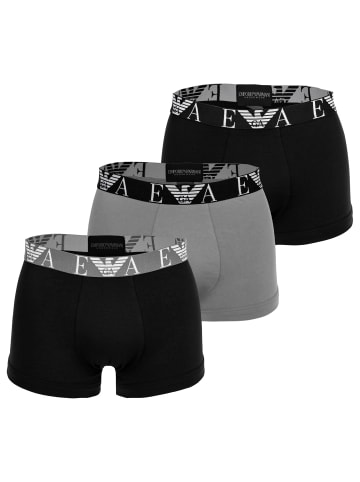 Emporio Armani Boxershort 3er Pack in Schwarz/Grau