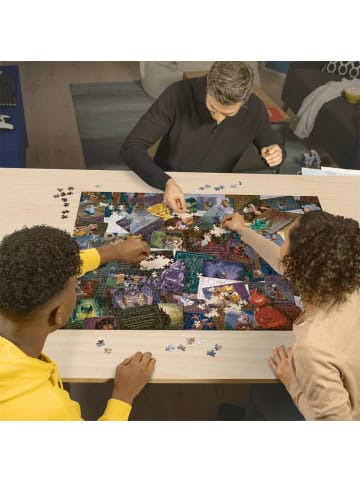 Ravensburger Ravensburger Puzzle 2.000 Teile Alle Bösewichte an einem Ort in bunt