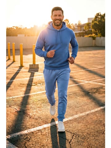 Men Plus Sweatshirt in denimblau