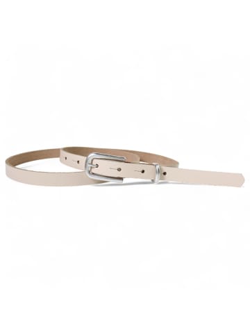 FRONHOFER Ledergürtel in Creme