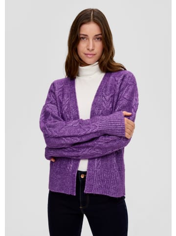 QS Strickjacke in 48W0_lila