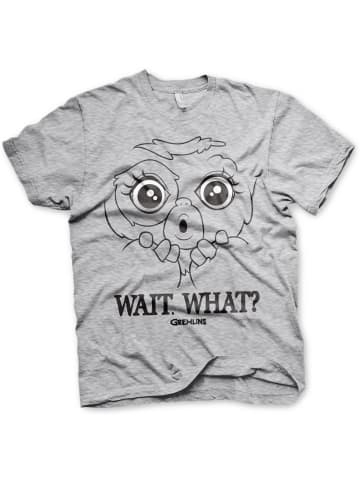 Gremlins T-Shirt "Wait. What? T-Shirt" in Grau