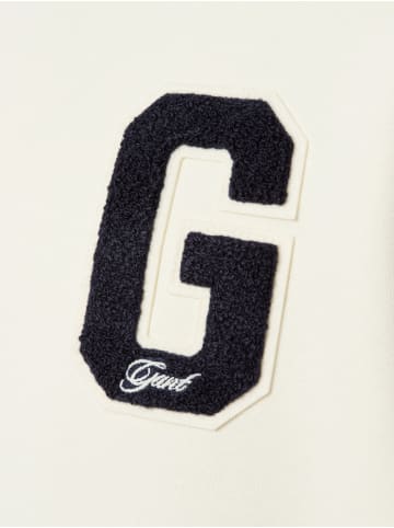 Gant Sweatshirt G Badge in ecru
