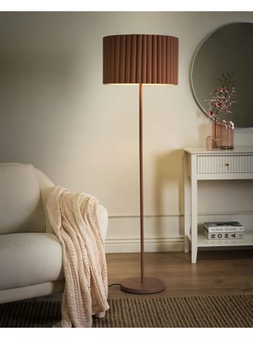 Beliani Stehleuchten LOURENS in Braun - (W) 47 x (H) 155 x (L) 47 cm