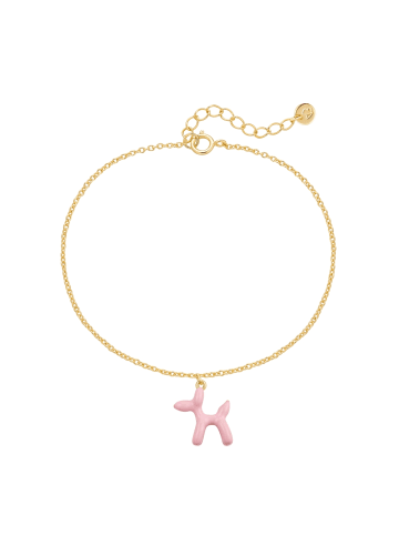 Glanzstücke München Armband Ballon-Hund aus Sterling Silber in gelbgold