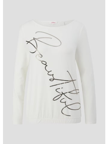 s.Oliver T-Shirt in 02D1_ecru