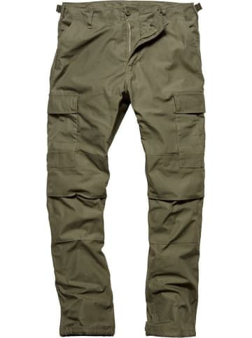 Vintage Industries Cargohose in Grün
