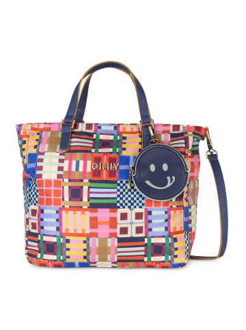 Oilily Tartan Tape Haidy Shopper Tasche 26 cm in wedgewood