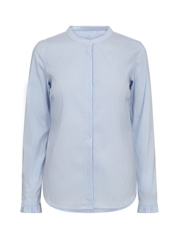 Mos Mosh MMMATHIE STRIPE SHIRT in Light Blue