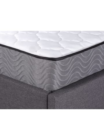 Beliani Matratze BLISS in Weiß/Schwarz/Grau - (W) 80 x (H) 20 x (L) 200 cm