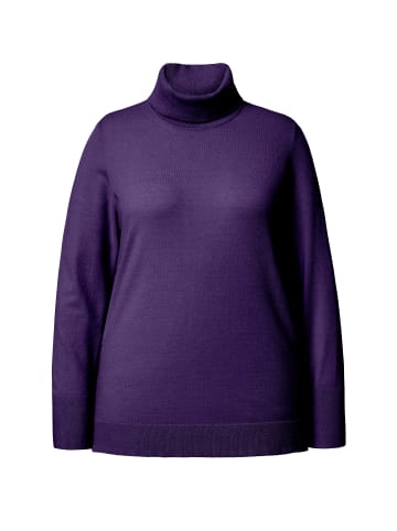 Ulla Popken Pullover in tiefes violett