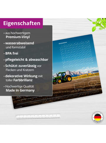 cover-your-desk.de  Lernunterlage "Traktor Optik" in bunt (L)60 x (B)40