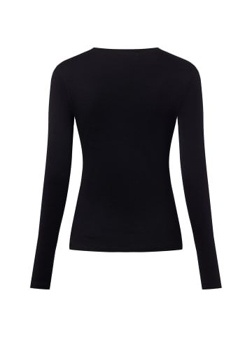 IPURI Langarmshirt in schwarz
