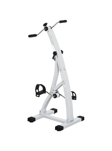 HOMCOM Fitnessbike,L40 x B42,5 x H100cm,Weiß