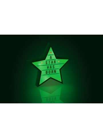 EASYmaxx LED-Leuchtkasten Stern 4,5V weiß 173 Buchstaben & 150 Moodjis  Weiß