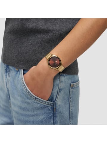 LIEBESKIND BERLIN Armbanduhr Round Staple in gold